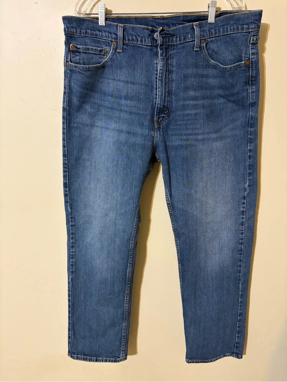 Levi's Men's Slim Straight Jeans in Blue Wash Size 40X30